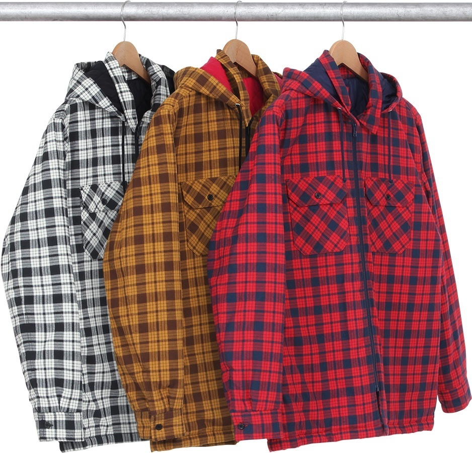 Quilted Zip Flannel Shirt